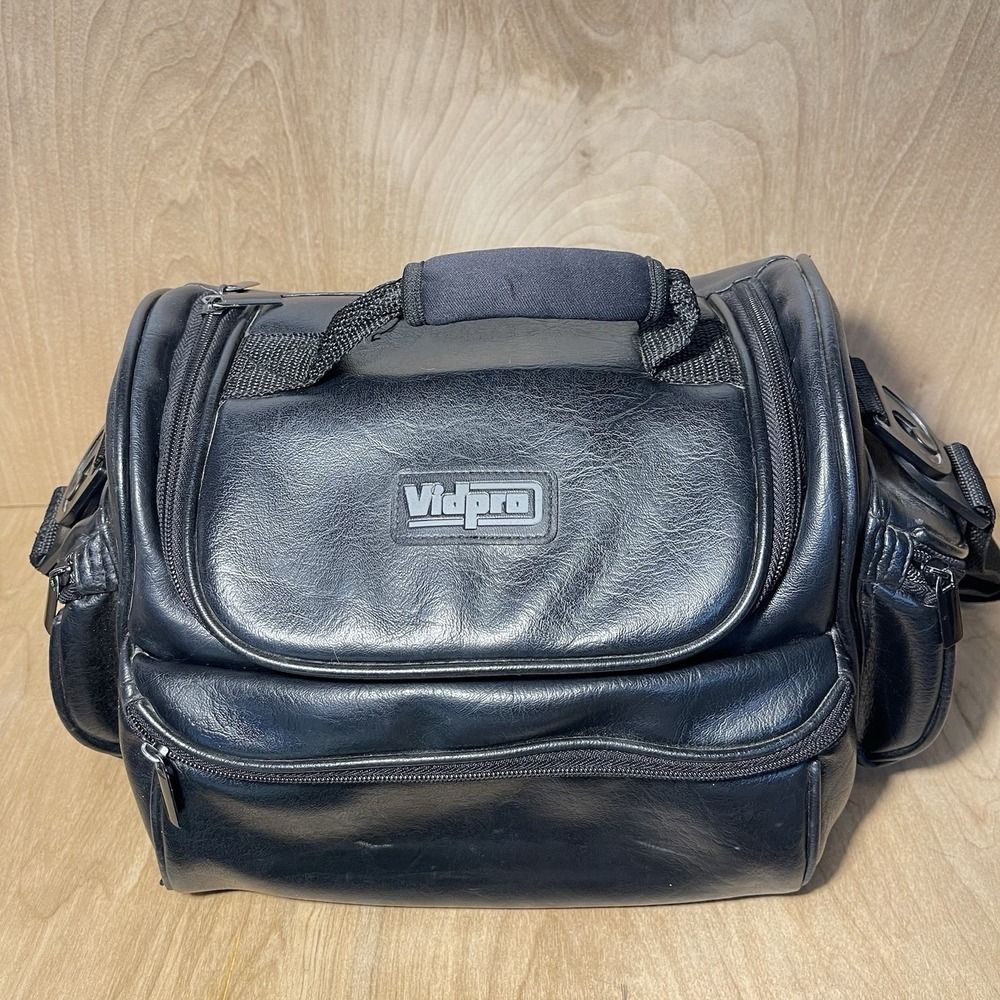 Vintage Vidpro Camera Video Gadget Bag Large With Shoulder Strap
